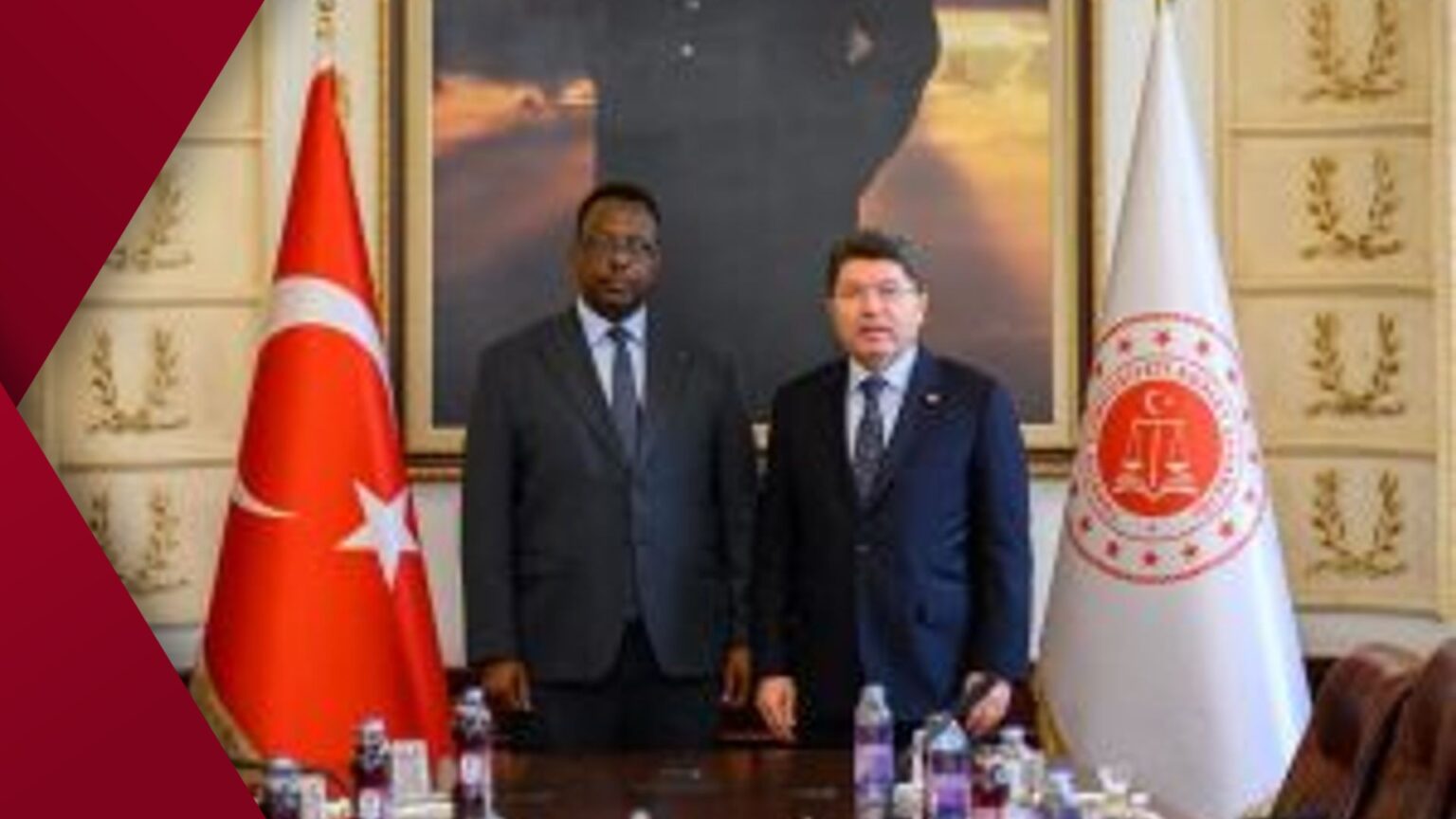 Colorful Facebook-style placeholder graphic featuring overlapping abstract geometric shapes in bright gradients